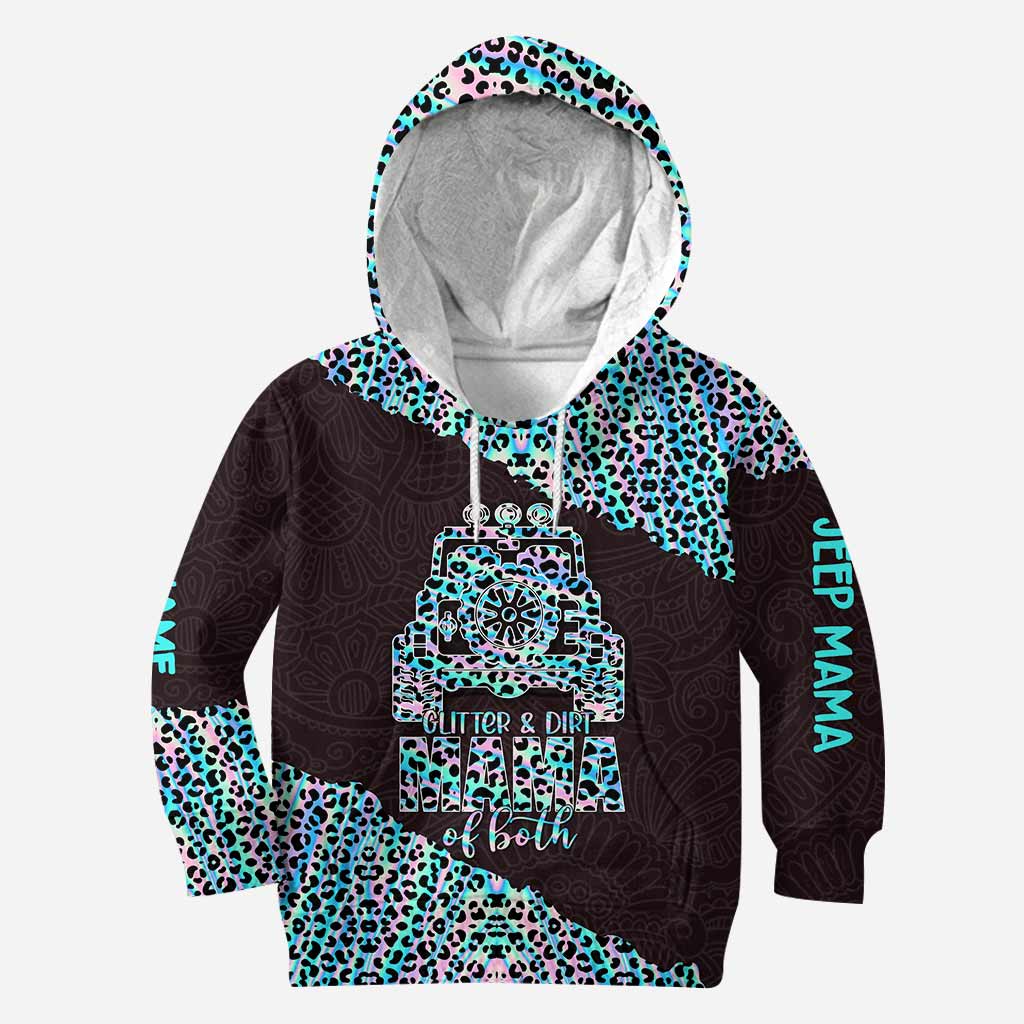 Personalized Leopard Print Hoodie and Leggings Set for Mom Hoodie & Leggings GradoCreations