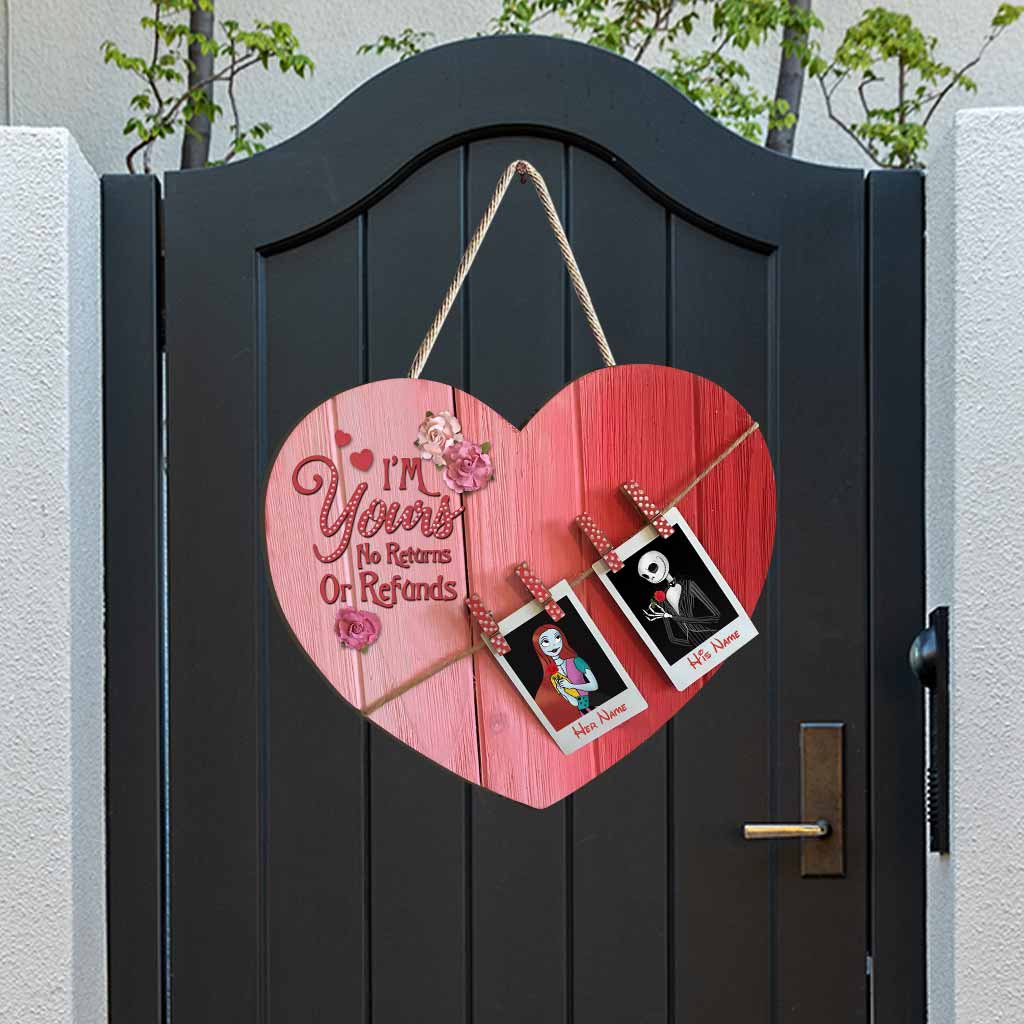 Personalized Heart Wood Sign for Couples | Custom Name Decor Wood Sign GradoCreations