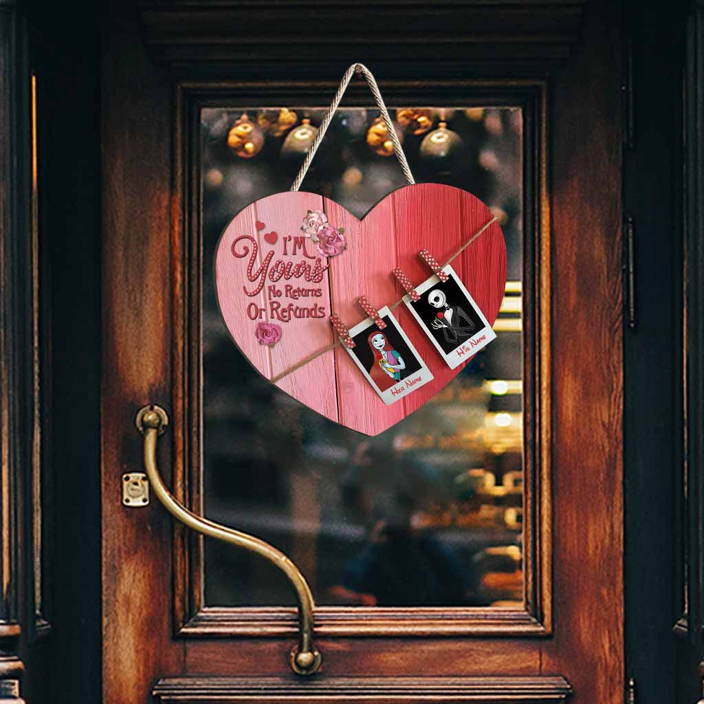 Personalized Heart Wood Sign for Couples | Custom Name Decor Wood Sign GradoCreations