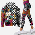 Personalized Mickey Mouse Hoodie and Leggings Set for Kids Hoodie & Leggings GradoCreations