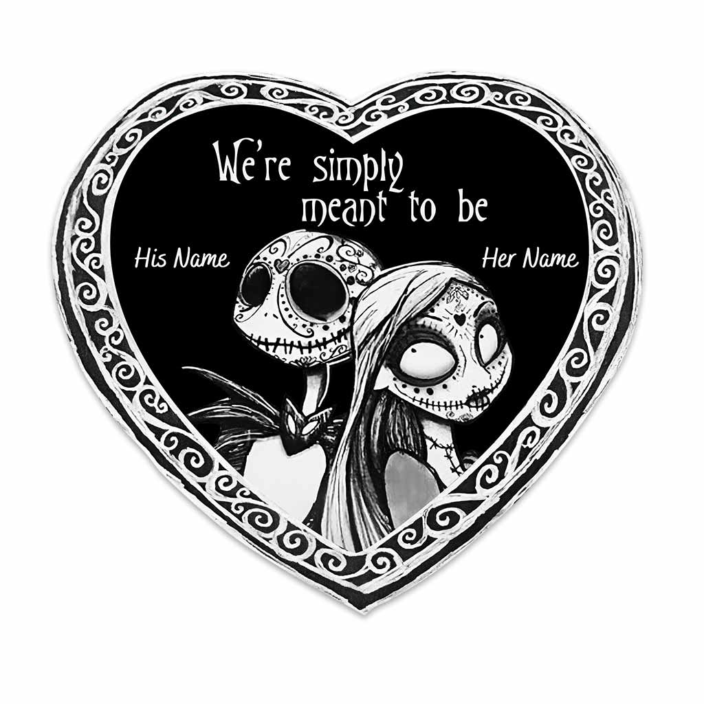 Personalized Nightmare Before Christmas Doormat Custom Name Gift Shaped Doormat GradoCreations