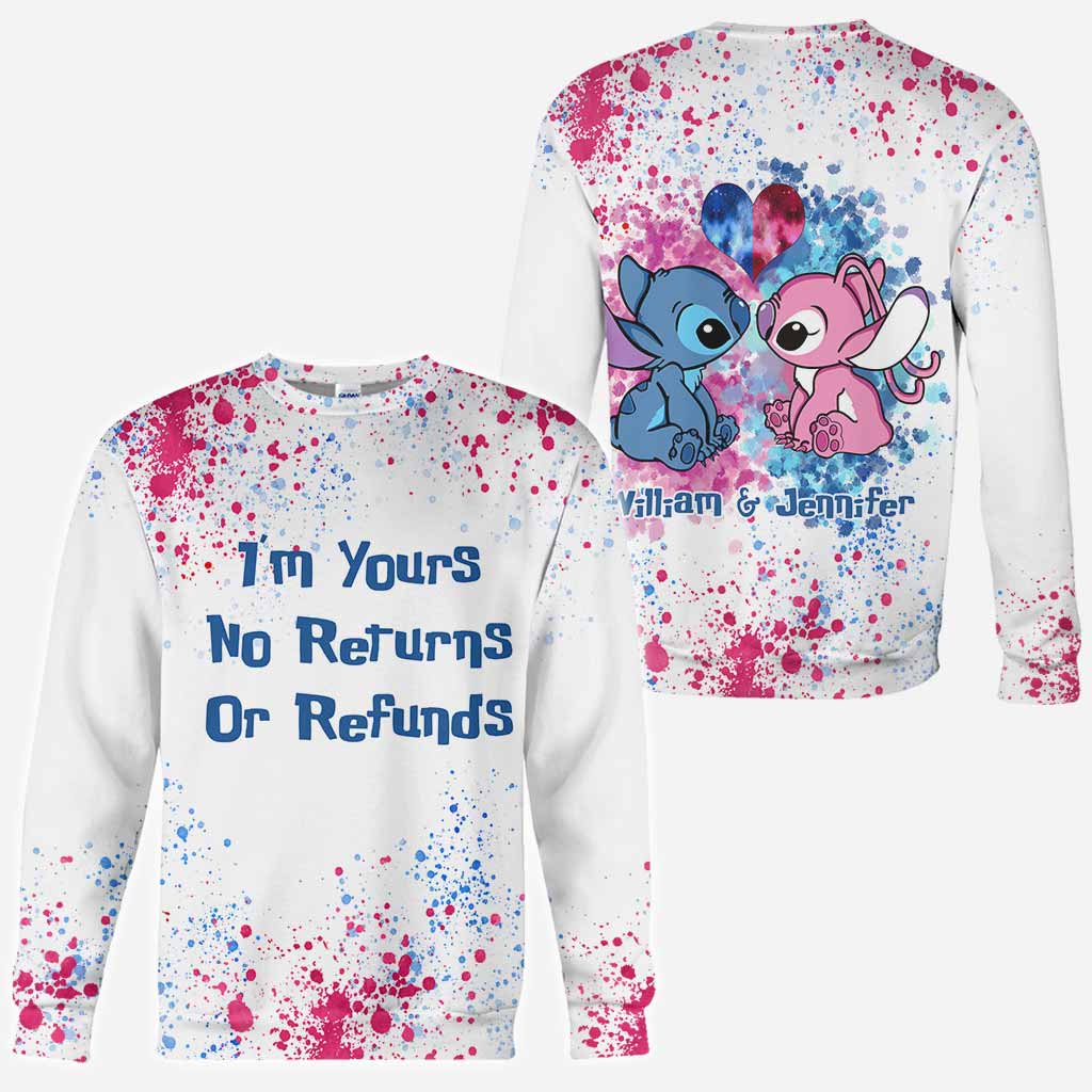 Personalized Ohana All-Over Print Hoodie Custom Names Gift for Couples All Over Shirt GradoCreations