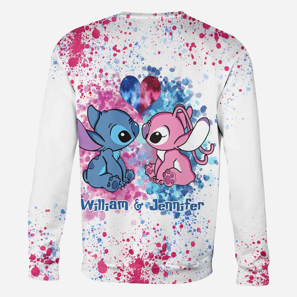 Personalized Ohana All-Over Print Hoodie Custom Names Gift for Couples All Over Shirt GradoCreations