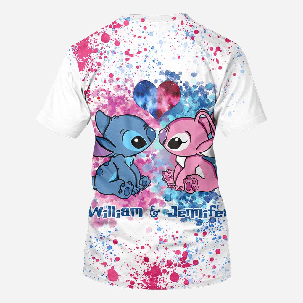 Personalized Ohana All-Over Print Hoodie Custom Names Gift for Couples All Over Shirt GradoCreations