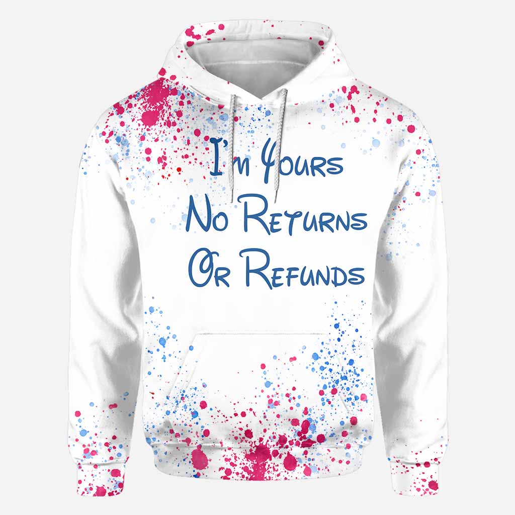 Personalized All Over Print Hoodie Custom Name Gift for Couples All Over Shirt GradoCreations