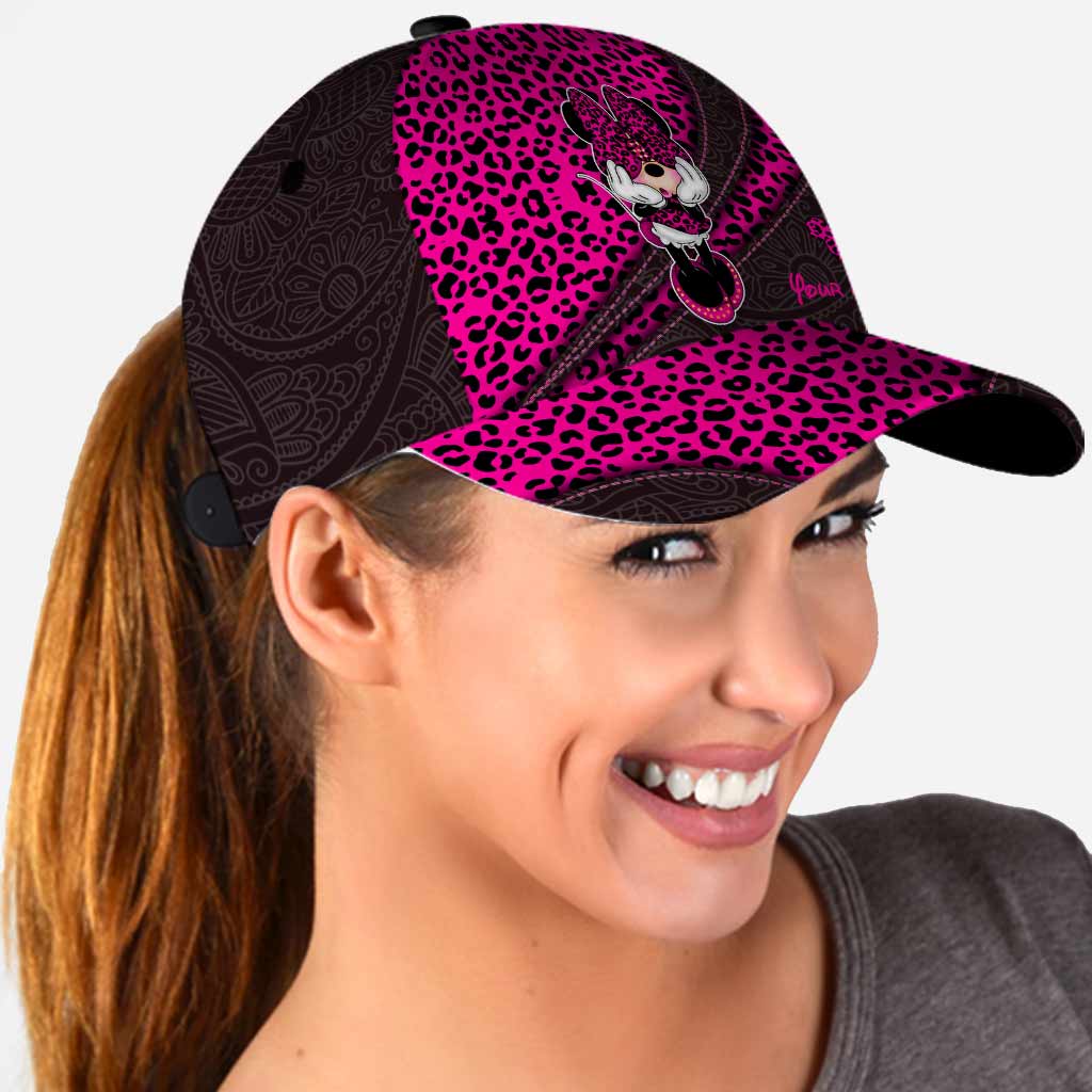 Personalized Leopard Print Mouse Ears Classic Cap for Kids Classic Cap GradoCreations