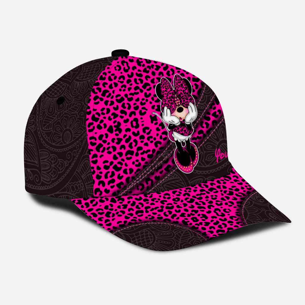 Personalized Leopard Print Mouse Ears Classic Cap for Kids Classic Cap GradoCreations