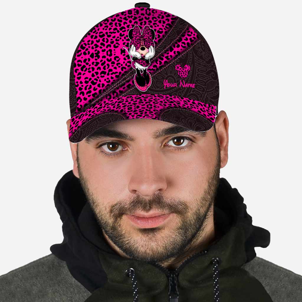 Personalized Leopard Print Mouse Ears Classic Cap for Kids Classic Cap GradoCreations
