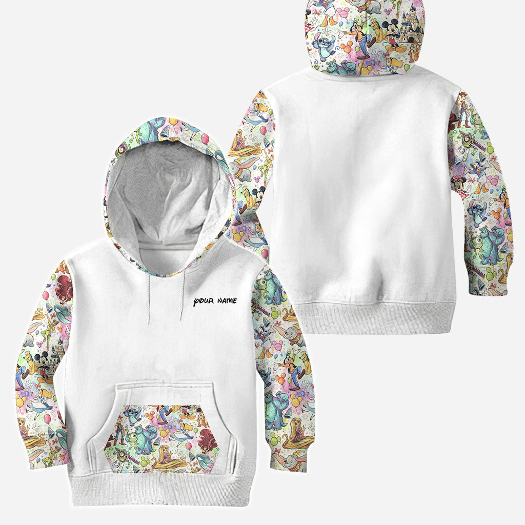Personalized Magical World Hoodie & Leggings Set for Kids Hoodie & Leggings GradoCreations