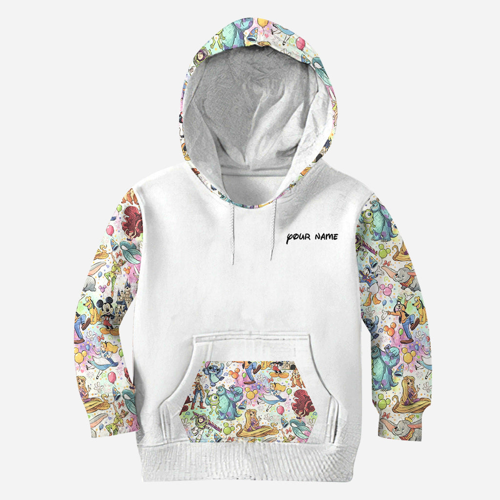 Personalized Magical World Hoodie & Leggings Set for Kids Hoodie & Leggings GradoCreations