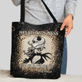 Personalized Nightmare Tote Bag Custom Name Gift for Halloween Tote Bag GradoCreations