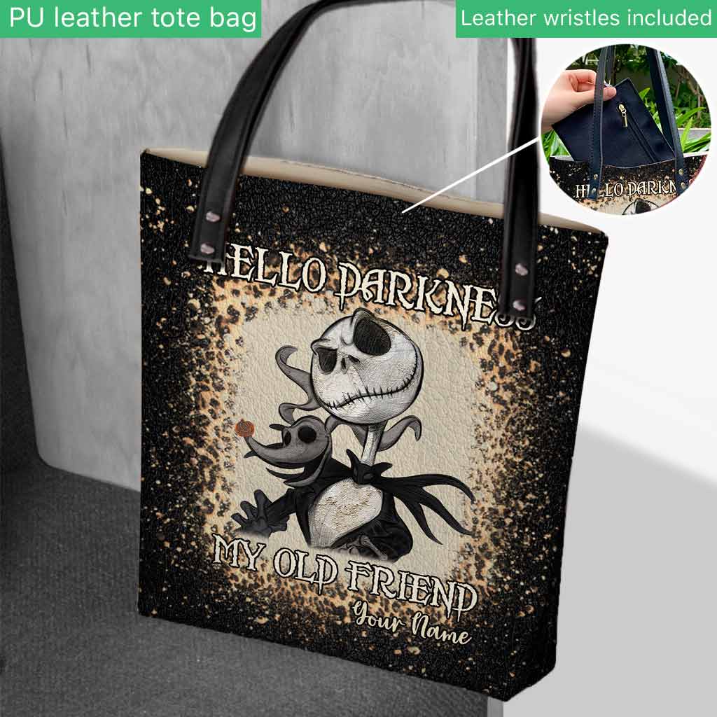 Personalized Nightmare Tote Bag Custom Name Gift for Halloween Tote Bag GradoCreations