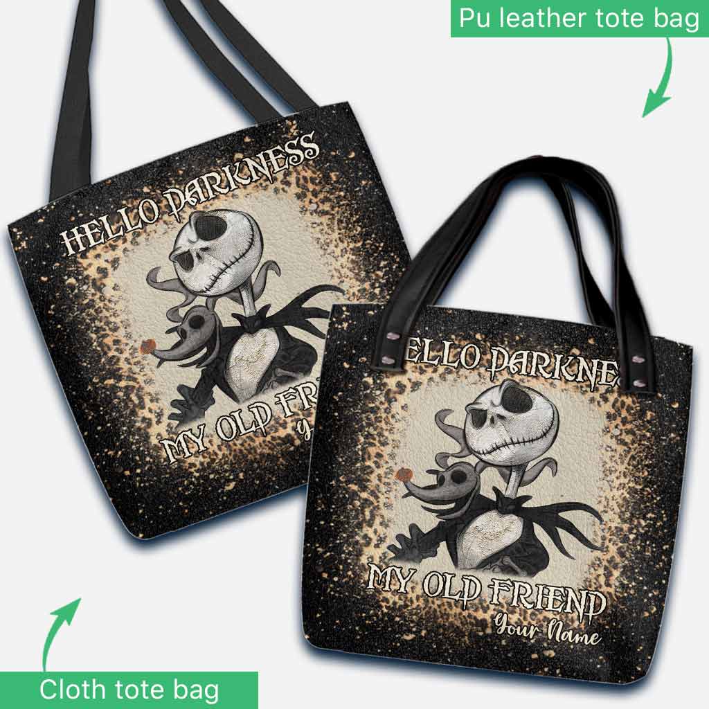 Personalized Nightmare Tote Bag Custom Name Gift for Halloween Tote Bag GradoCreations