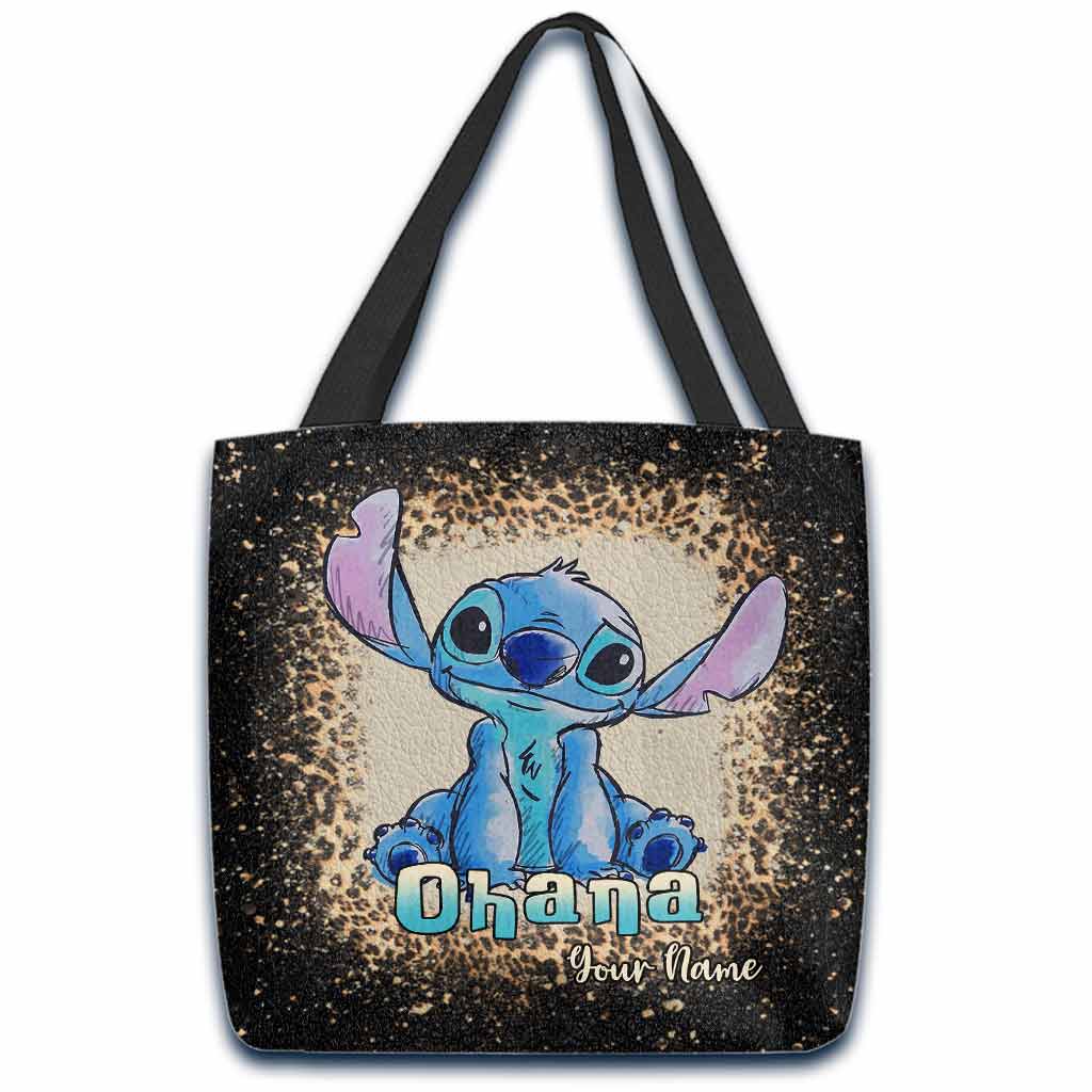 Personalized Ohana Tote Bag Custom Name Gift for Family Tote Bag GradoCreations