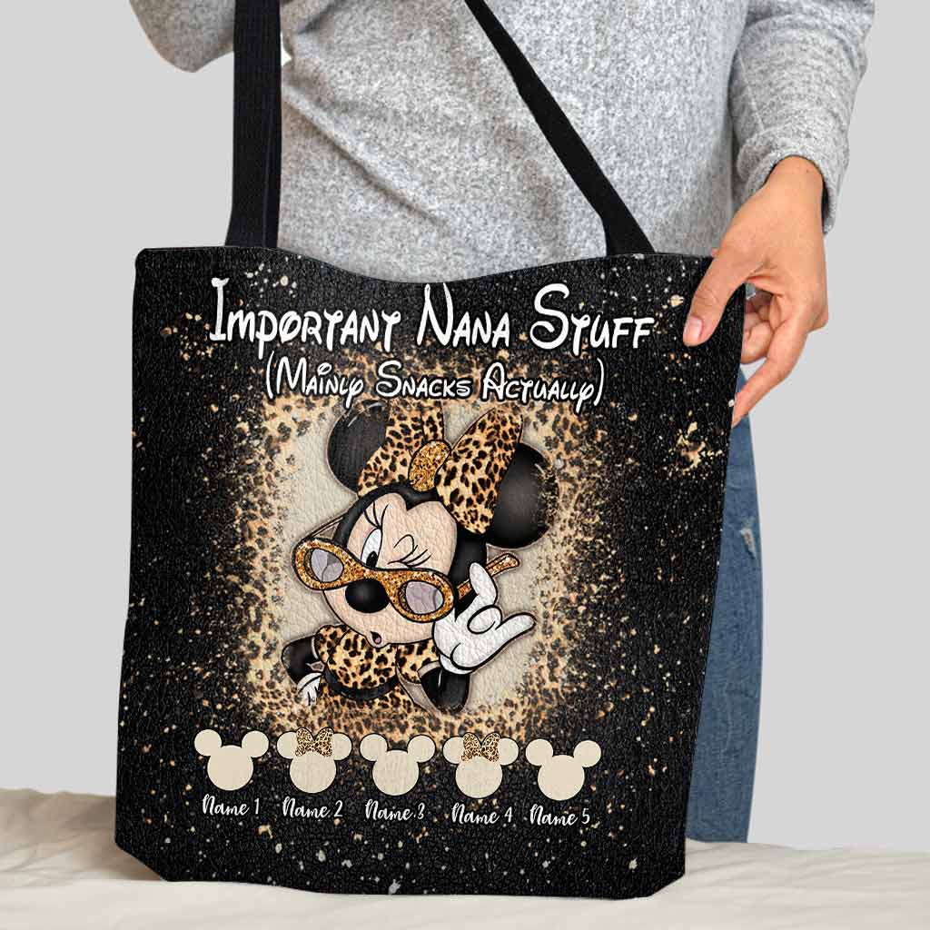 Personalized Grandma Tote Bag Funny Important Nana Stuff Gift Tote Bag GradoCreations