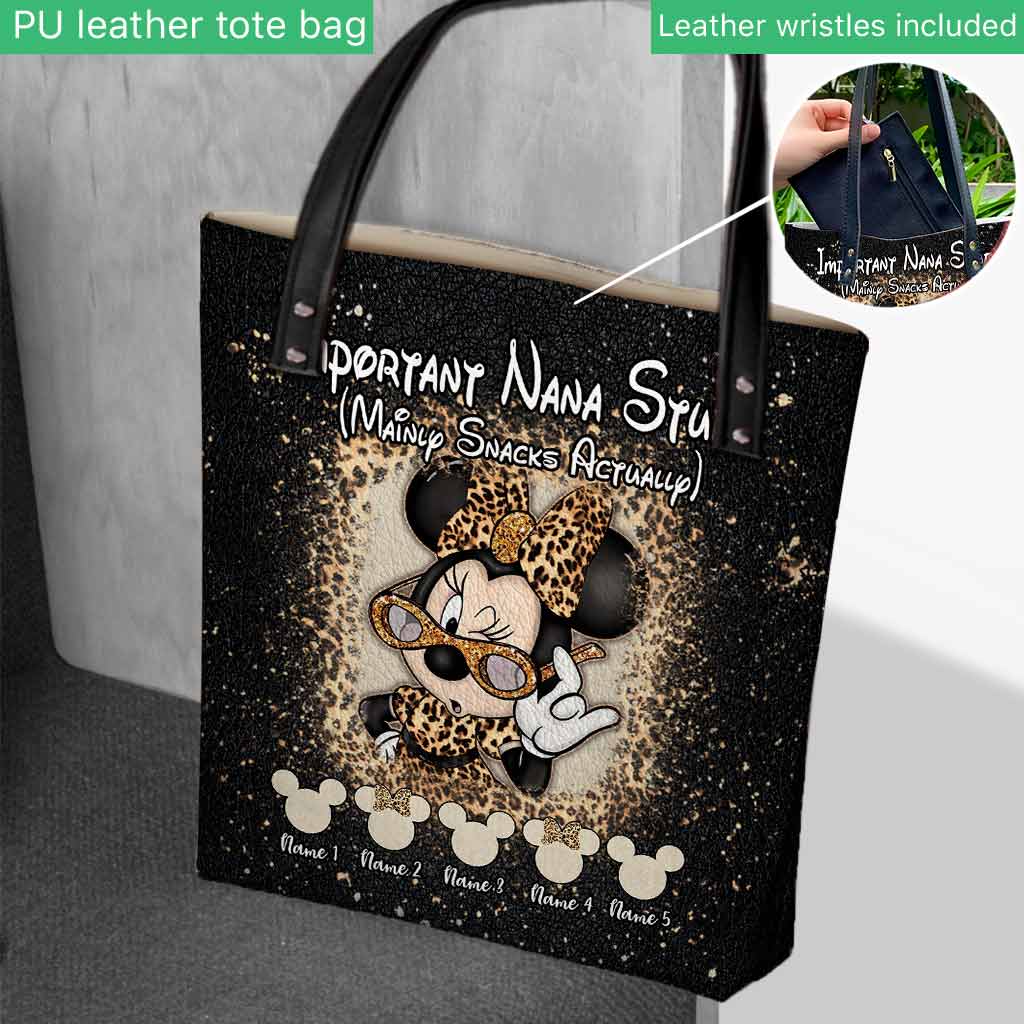 Personalized Grandma Tote Bag Funny Important Nana Stuff Gift Tote Bag GradoCreations