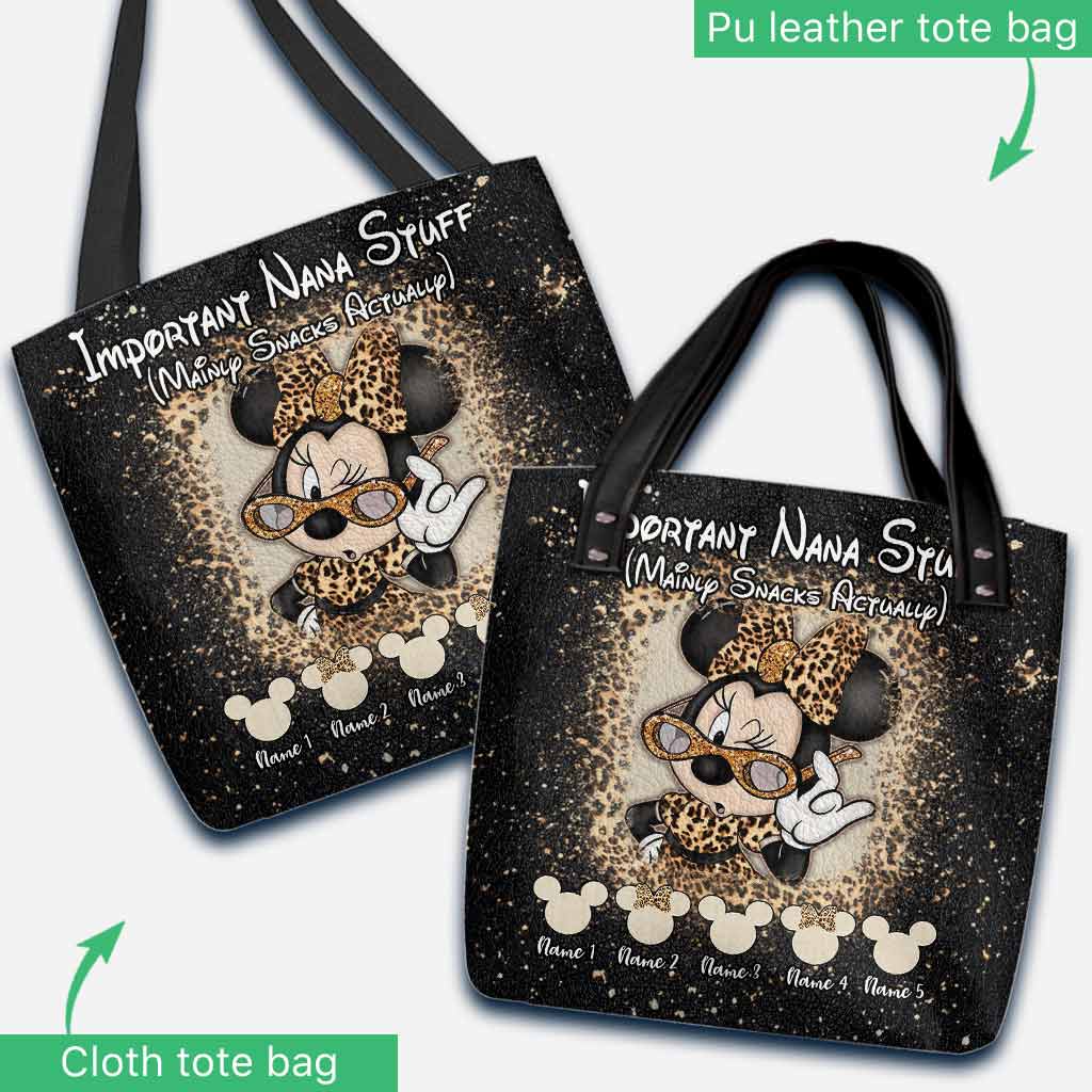 Personalized Grandma Tote Bag Funny Important Nana Stuff Gift Tote Bag GradoCreations