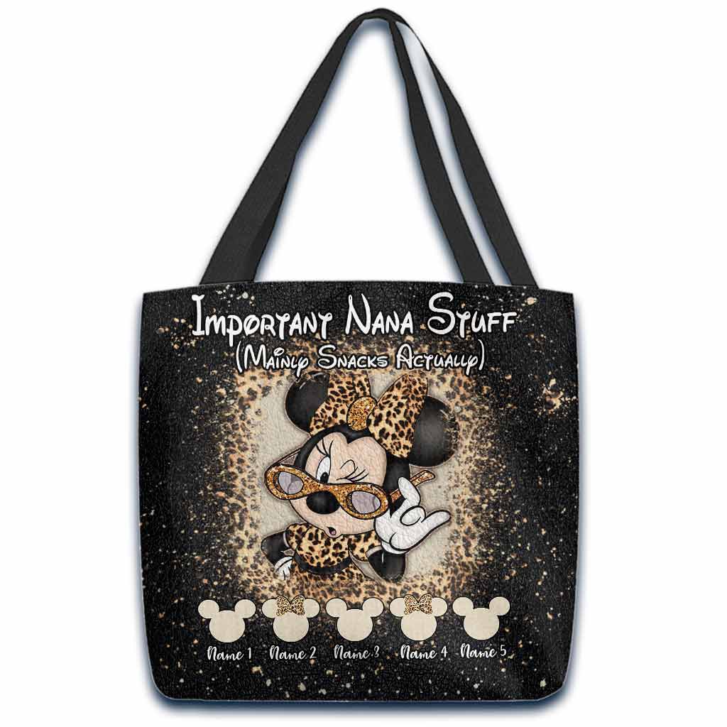 Personalized Grandma Tote Bag Funny Important Nana Stuff Gift Tote Bag GradoCreations