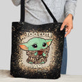 Personalized Cute Character Tote Bag Custom Name Gift Tote Bag GradoCreations