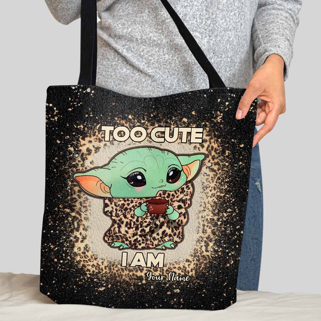Personalized Cute Character Tote Bag Custom Name Gift Tote Bag GradoCreations