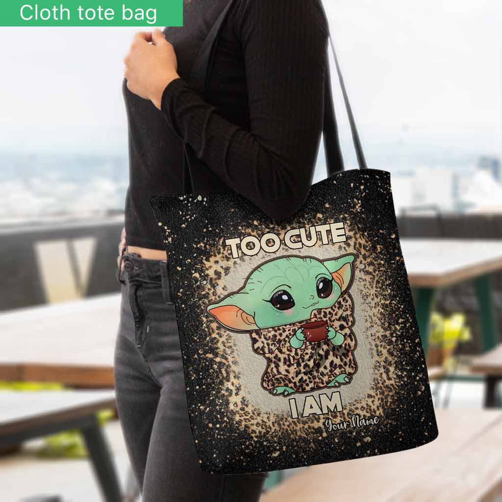 Personalized Cute Character Tote Bag Custom Name Gift Tote Bag GradoCreations
