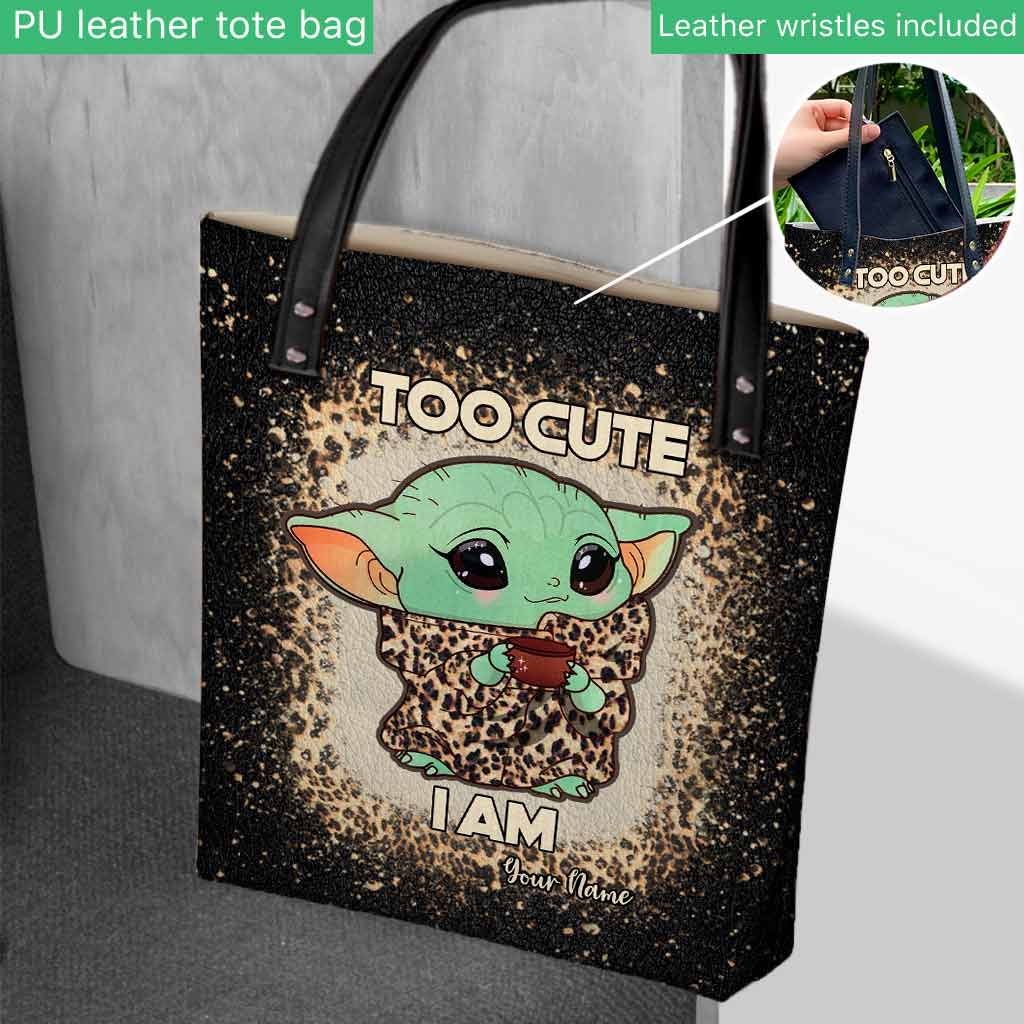 Personalized Cute Character Tote Bag Custom Name Gift Tote Bag GradoCreations