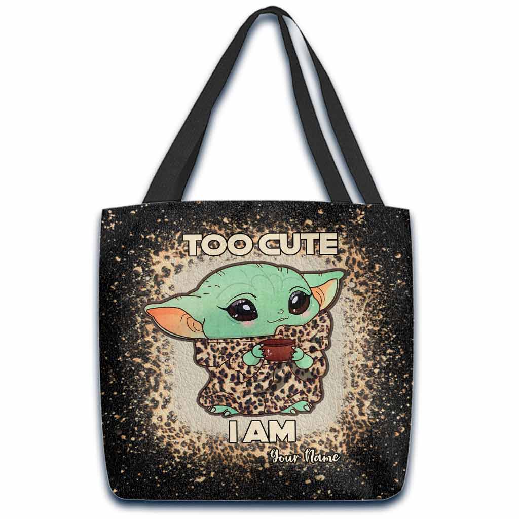 Personalized Cute Character Tote Bag Custom Name Gift Tote Bag GradoCreations