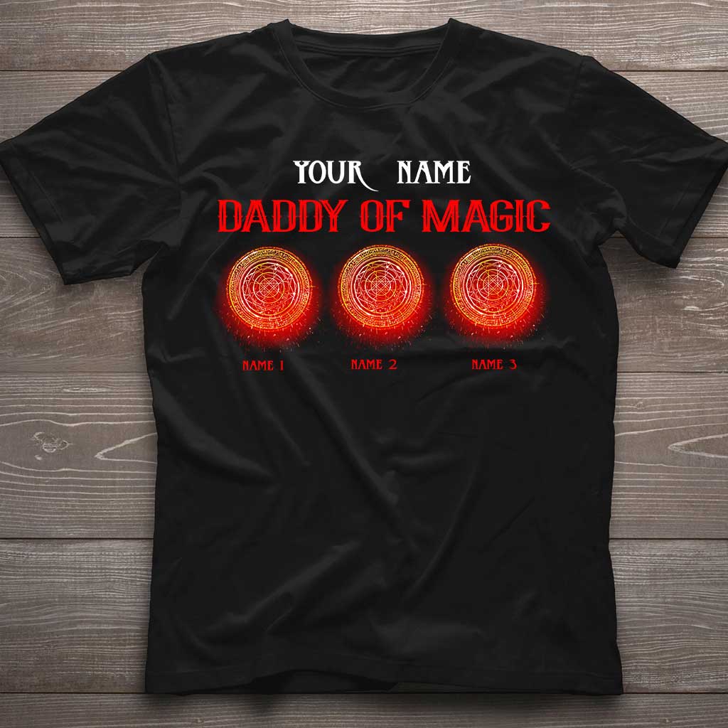 Personalized Daddy of Magic T-Shirt & Hoodie for Father's Day Gift T-shirt & Hoodie GradoCreations