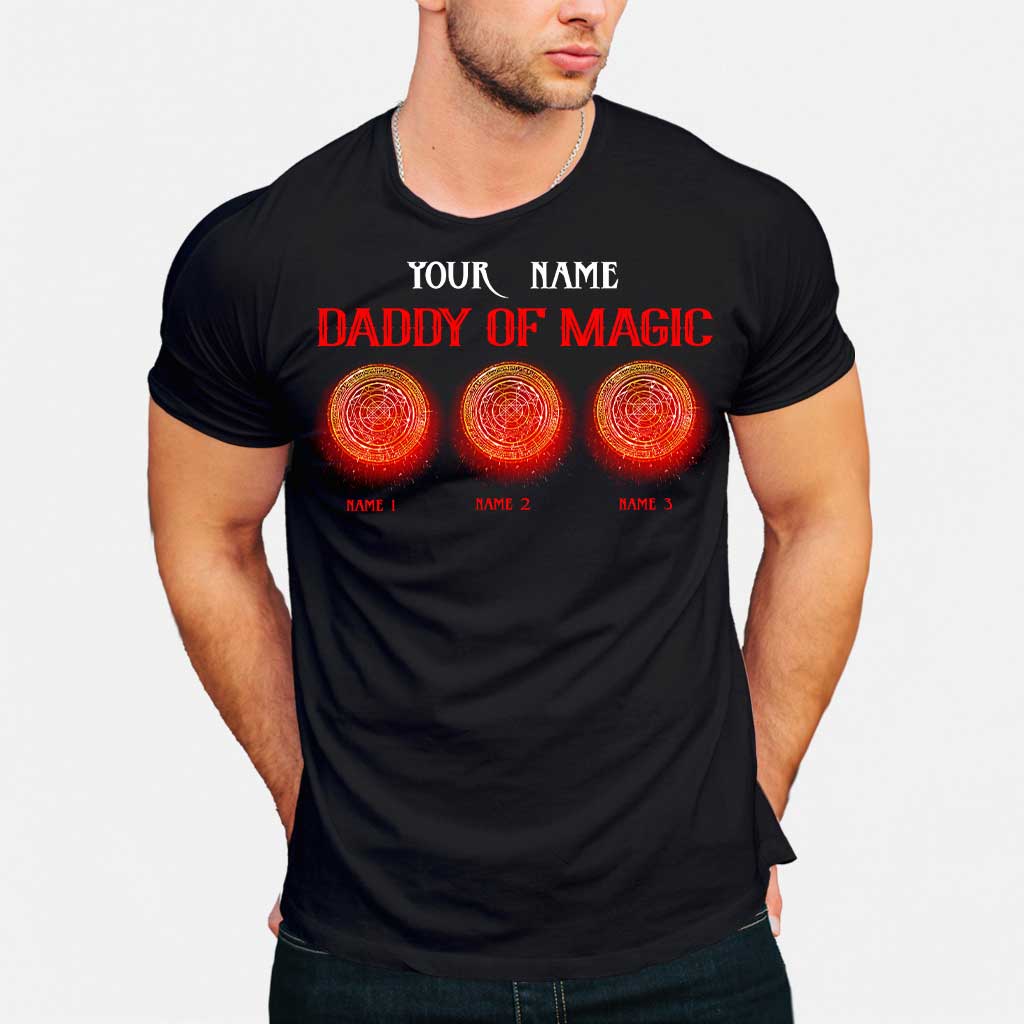 Personalized Daddy of Magic T-Shirt & Hoodie for Father's Day Gift T-shirt & Hoodie GradoCreations