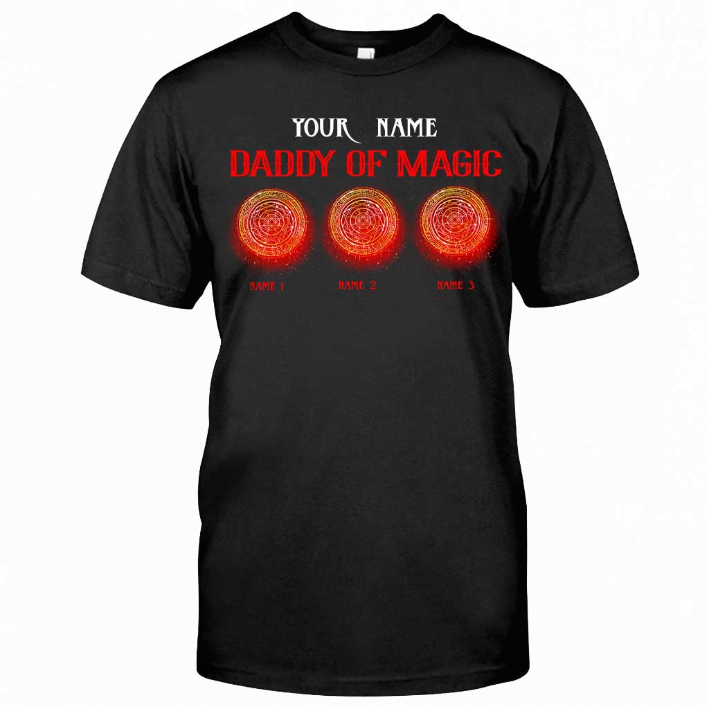 Personalized Daddy of Magic T-Shirt & Hoodie for Father's Day Gift T-shirt & Hoodie GradoCreations
