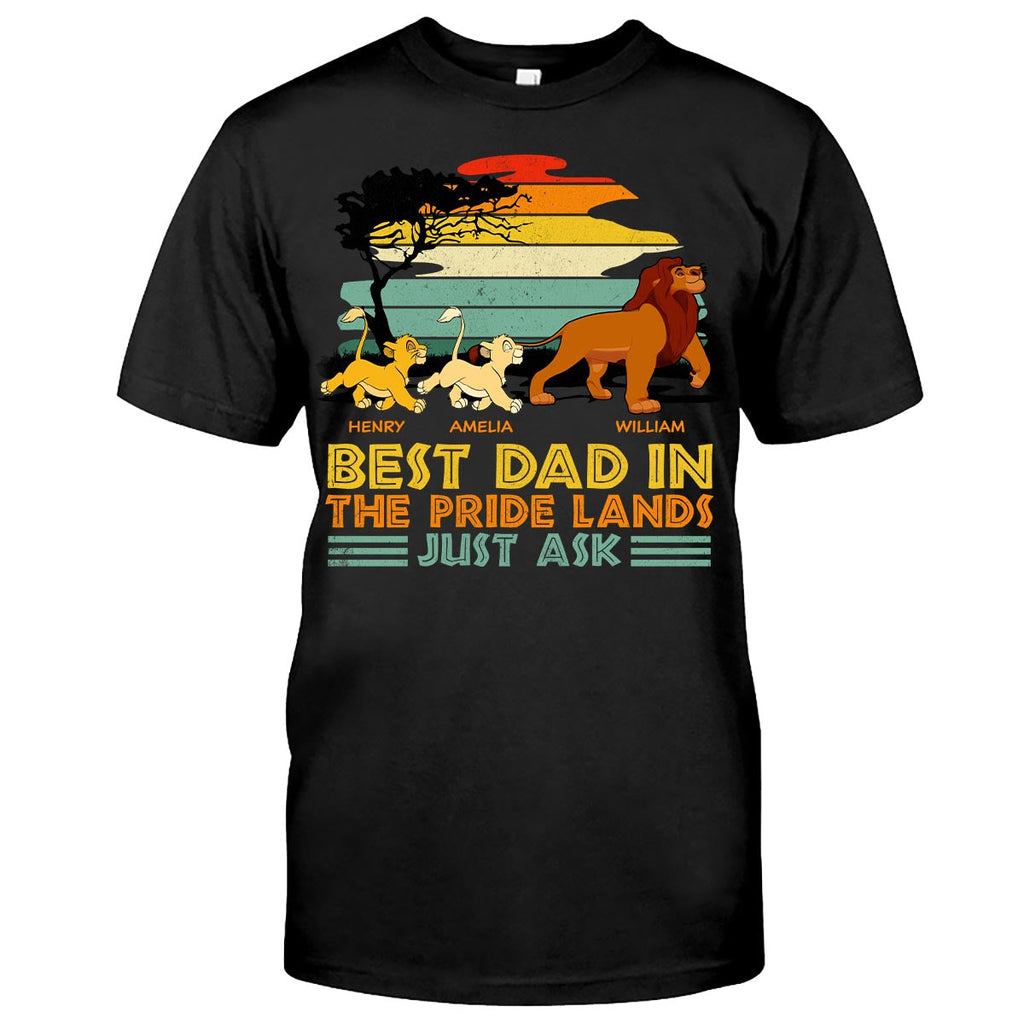 Personalized Best Dad T-Shirt & Hoodie for Father's Day Gift T-shirt & Hoodie GradoCreations