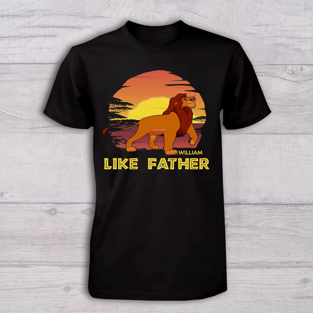Personalized Father and Baby T-shirt Set Like Father Like Son Gift T-shirt And Baby Onesie GradoCreations
