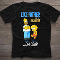 Personalized Father Daughter T-shirt and Hoodie Custom Name Gift T-shirt & Hoodie GradoCreations