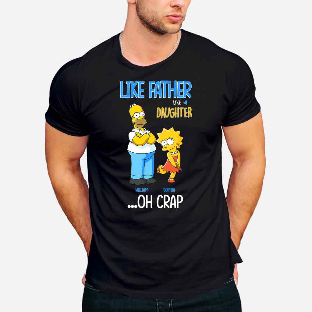 Personalized Father Daughter T-shirt and Hoodie Custom Name Gift T-shirt & Hoodie GradoCreations