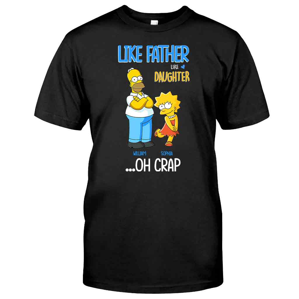 Personalized Father Daughter T-shirt and Hoodie Custom Name Gift T-shirt & Hoodie GradoCreations