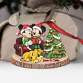 Personalized Christmas Mouse Ornament Custom Name Gift Ornament GradoCreations