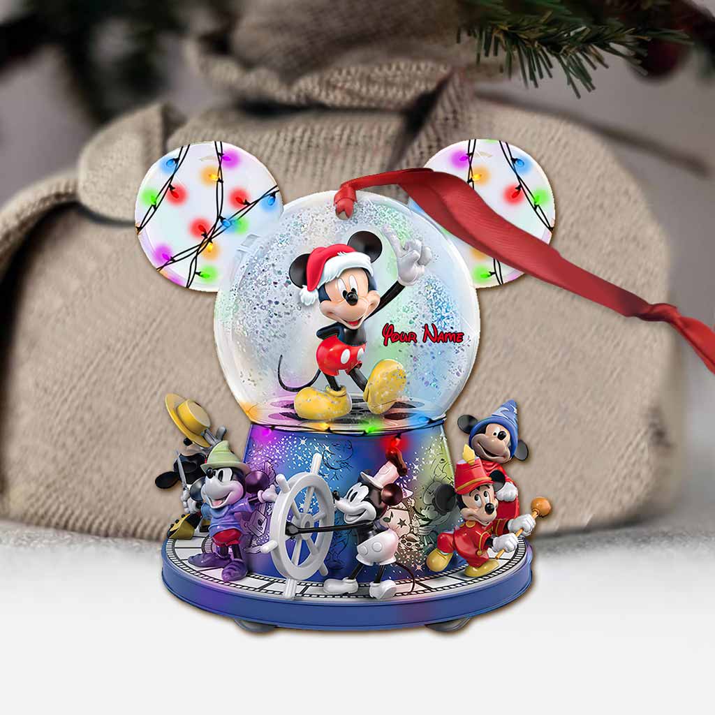 Personalized Mouse Ornament Custom Name Holiday Decoration Gift Ornament GradoCreations