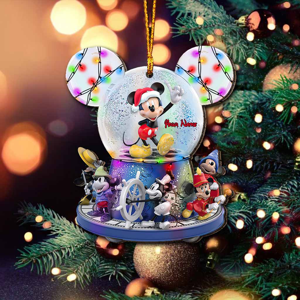 Personalized Mouse Ornament Custom Name Holiday Decoration Gift Ornament GradoCreations