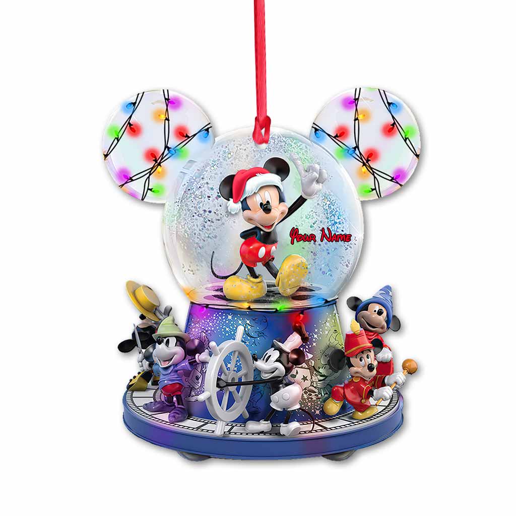 Personalized Mouse Ornament Custom Name Holiday Decoration Gift Ornament GradoCreations