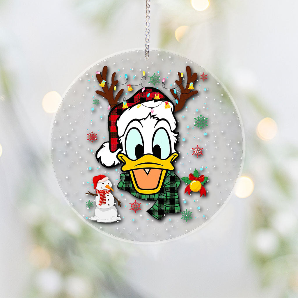 Personalized Acrylic Christmas Ornament with Custom Design One-sided Ornament GradoCreations