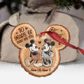 Personalized Christmas Mouse Ornament Custom Name Gift for Couples Ornament GradoCreations
