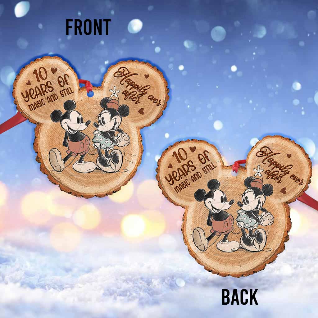Personalized Christmas Mouse Ornament Custom Name Gift for Couples Ornament GradoCreations