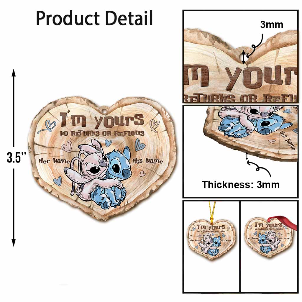 Personalized Christmas Ohana Ornament Custom Names Gift Ornament GradoCreations