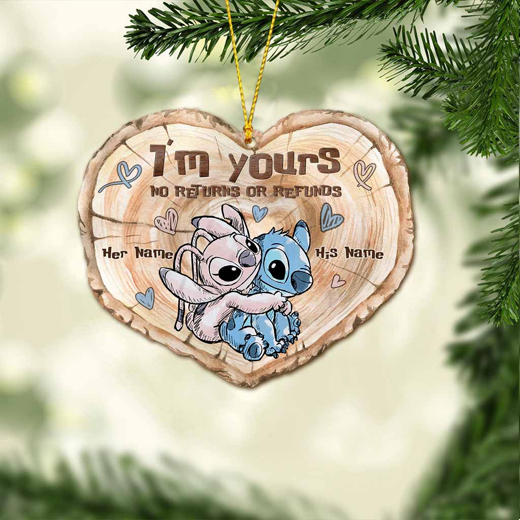Personalized Christmas Ohana Ornament Custom Names Gift Ornament GradoCreations