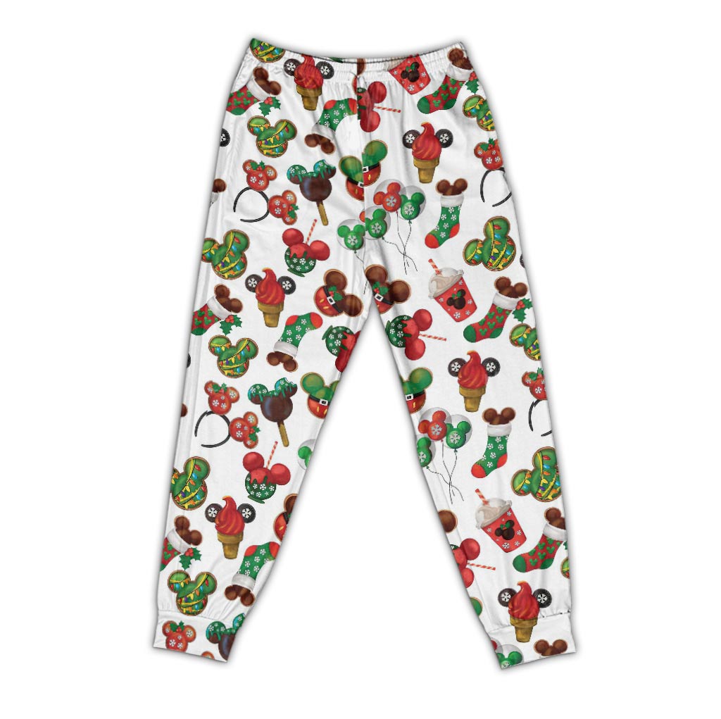 Personalized Christmas Pajama Set with Favorite Things Design for Family Pajamas Set GradoCreations