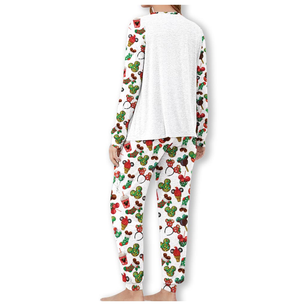 Personalized Christmas Pajama Set with Favorite Things Design for Family Pajamas Set GradoCreations