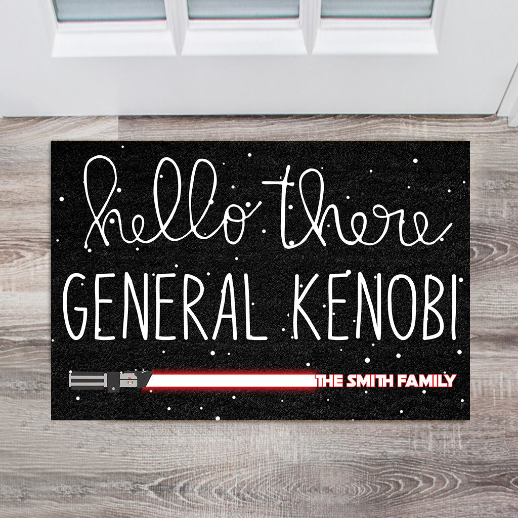 Personalized Star Wars Doormat Custom Name Gift for Fans Doormat GradoCreations