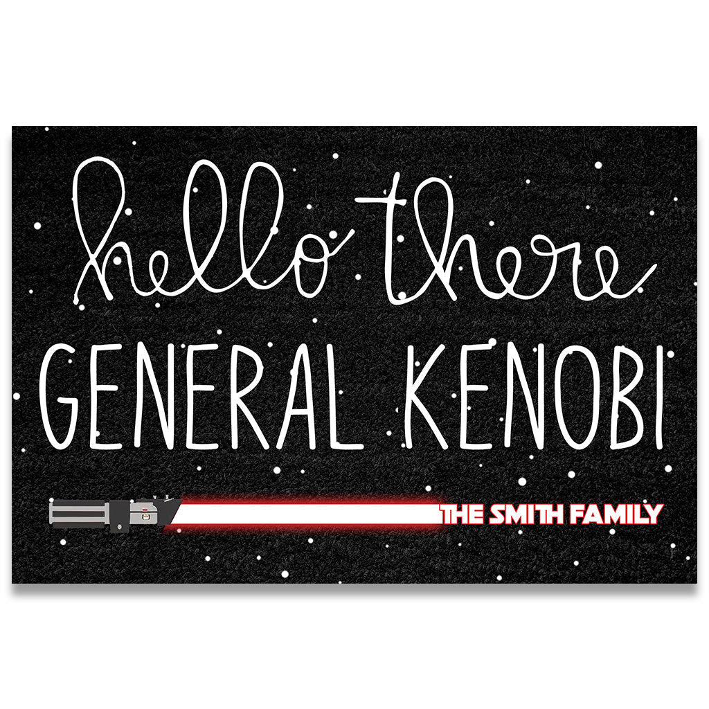 Personalized Star Wars Doormat Custom Name Gift for Fans Doormat GradoCreations