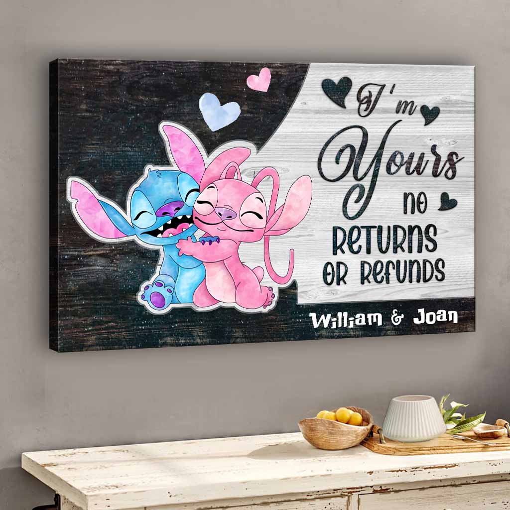 Personalized Ohana Canvas Poster Unique Couple Gift Canvas and Poster GradoCreations