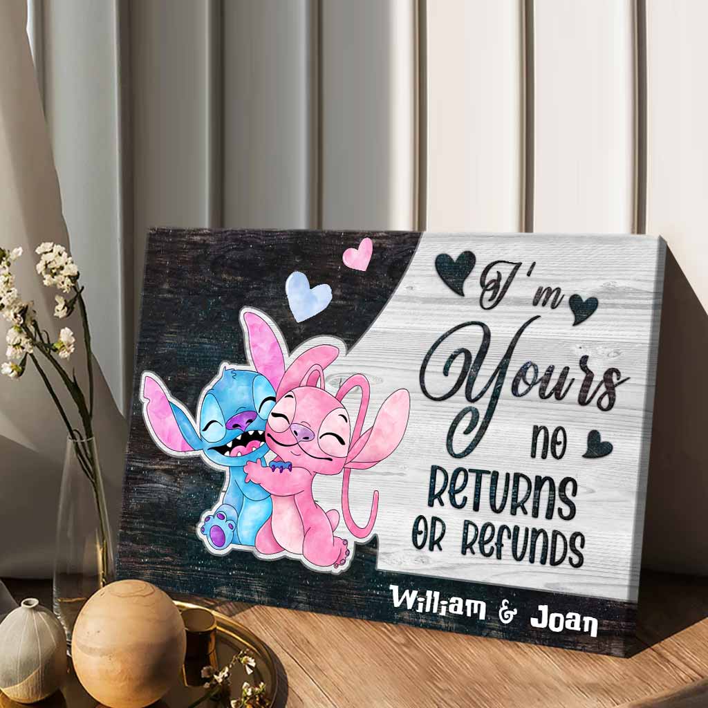 Personalized Ohana Canvas Poster Unique Couple Gift Canvas and Poster GradoCreations